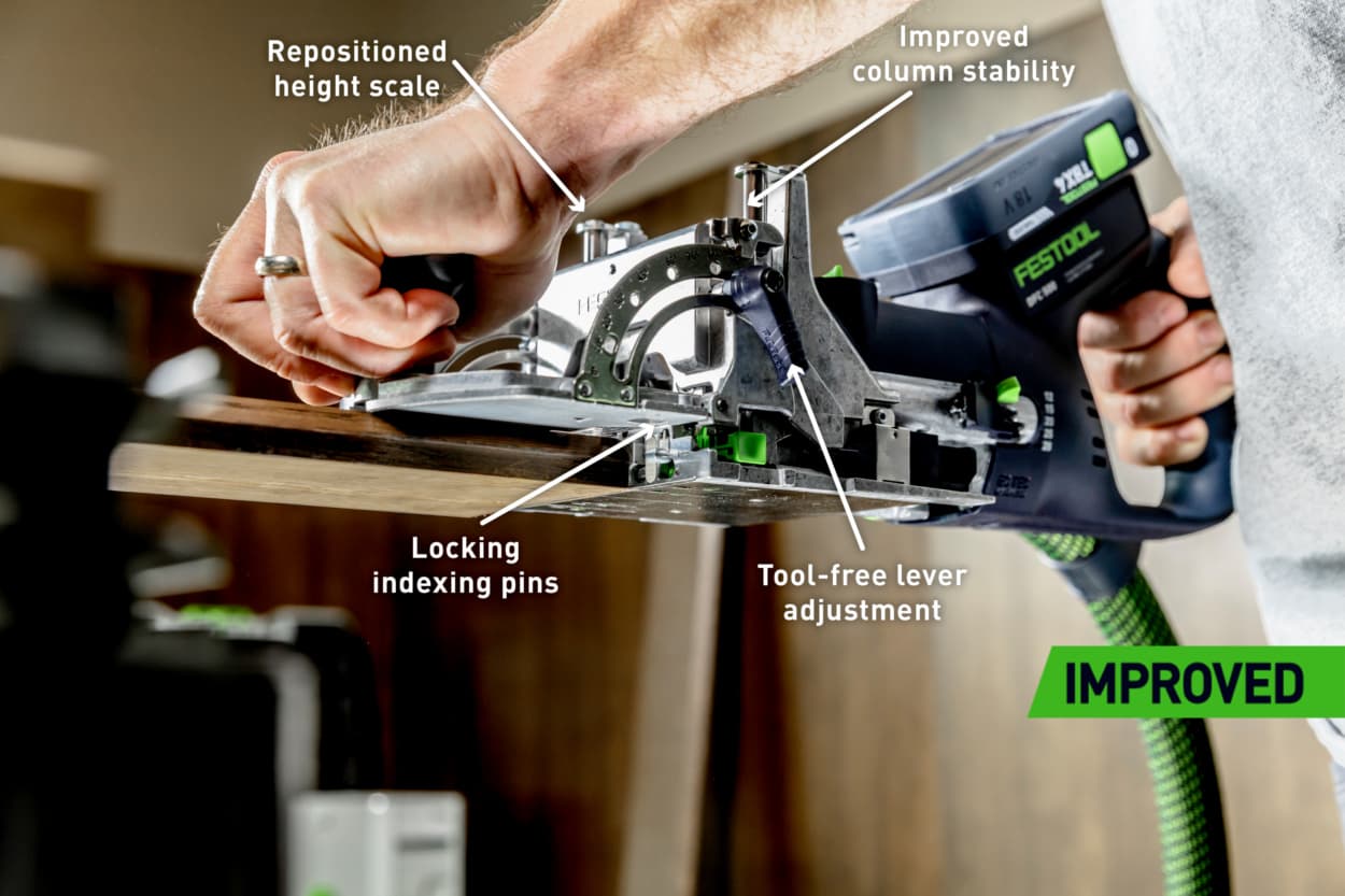 Festool Cordless Domino Joiner DF 500 R, 18V, Brushless Motor, Bare 578121, detail 1