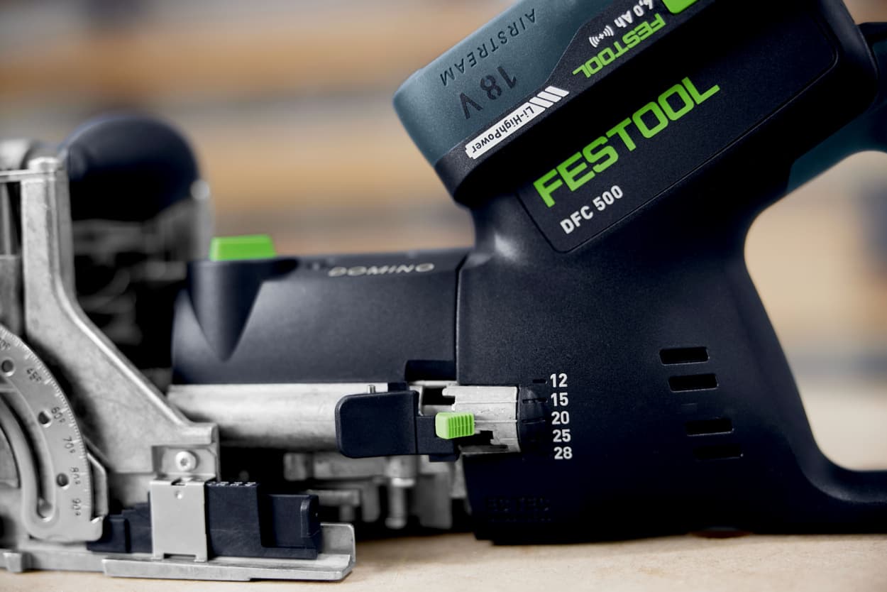 Festool Cordless Domino Joiner DF 500 R, 18V, Brushless Motor, Bare 578121, detail 7