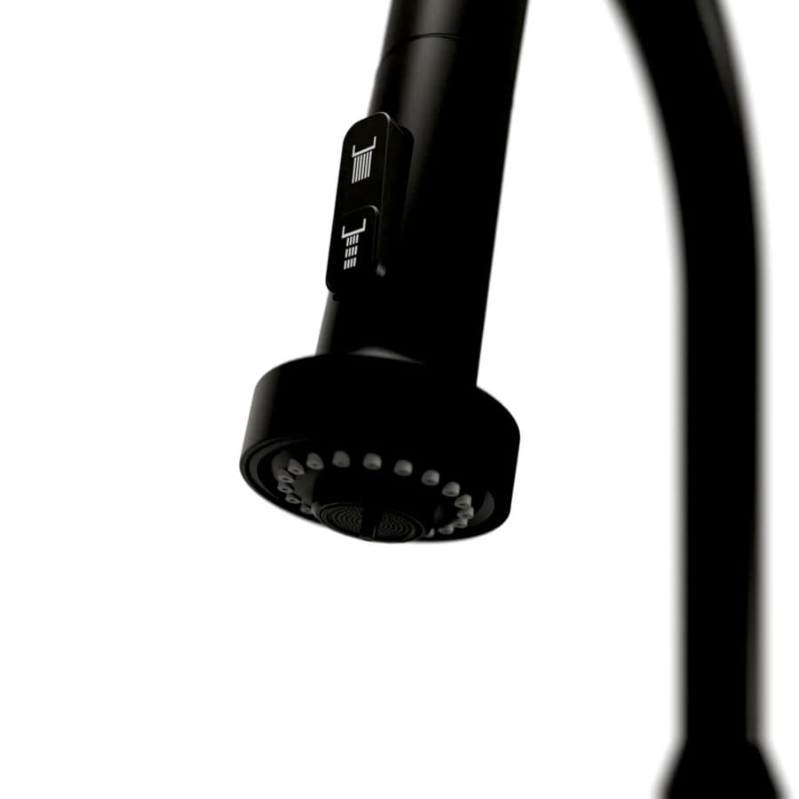 Karran Scottsdale Matte Black Single Handle Pull-Down Dual Function Kitchen Faucet, 1.8GPM, 360 Degree, ADA Compliant, KKF250MB, detail 8