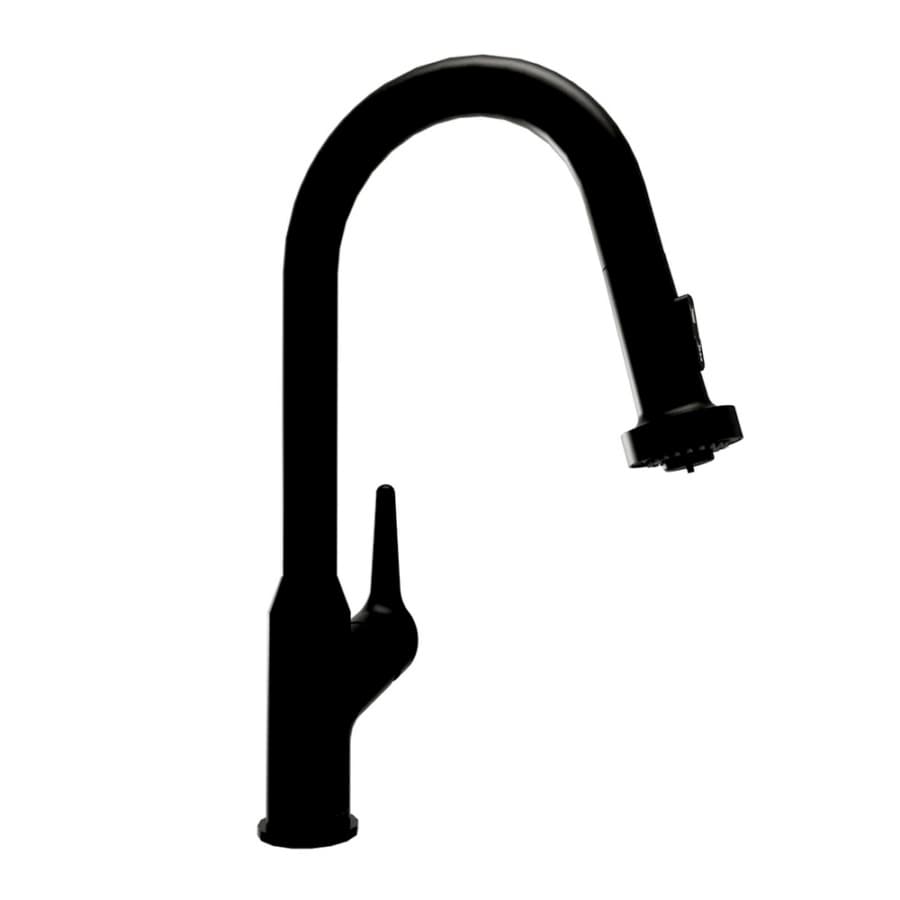 Karran Scottsdale Matte Black Single Handle Pull-Down Dual Function Kitchen Faucet, 1.8GPM, 360 Degree, ADA Compliant, KKF250MB, detail 7