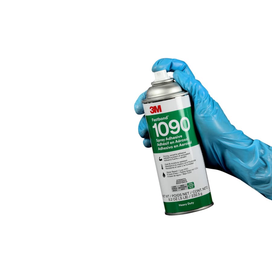 1090 Fastbond™ Multipurpose Adhesive High Strength, Water Based, Low VOC, Clear, 8.2 oz Aerosol Canister, detail 1