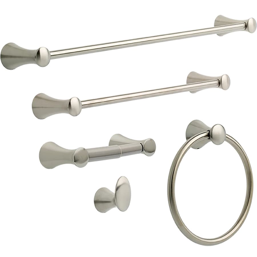 Liberty Hardware Somerset Toilet Paper Holder, Satin Nickel, detail 2