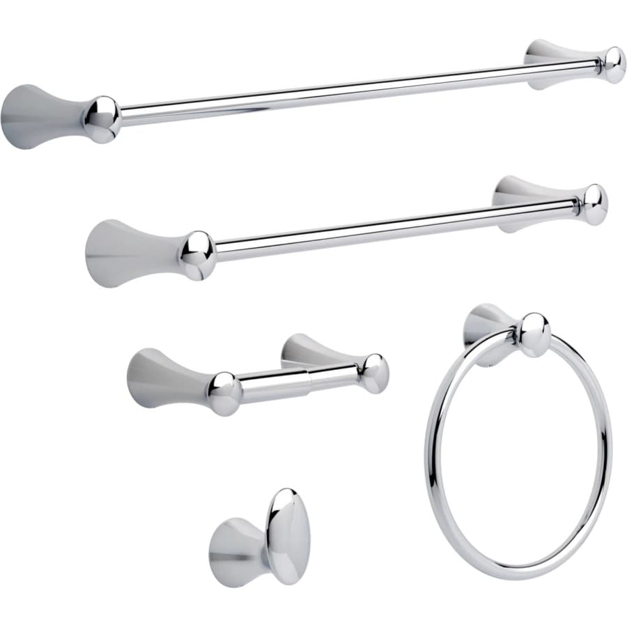 Liberty Hardware Somerset Toilet Paper Holder, Polished Chrome, detail 1