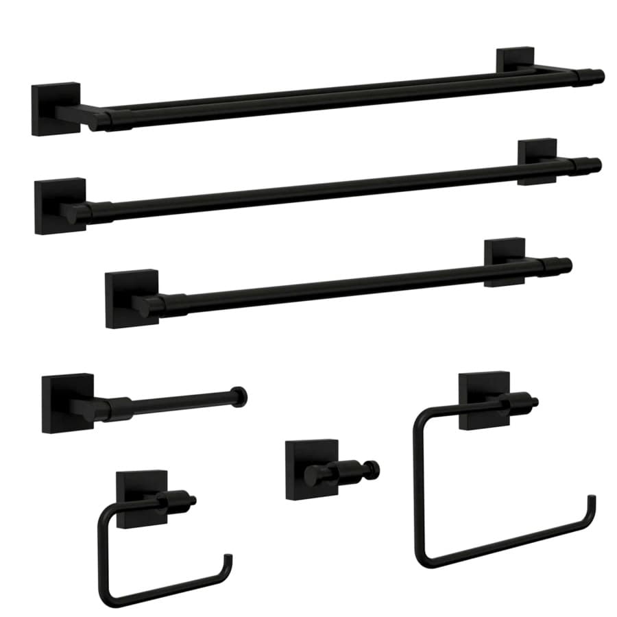 Franklin Brass Maxted Single Arm Toilet PaperHolder, Matte Black - MAX51-FB, detail 2