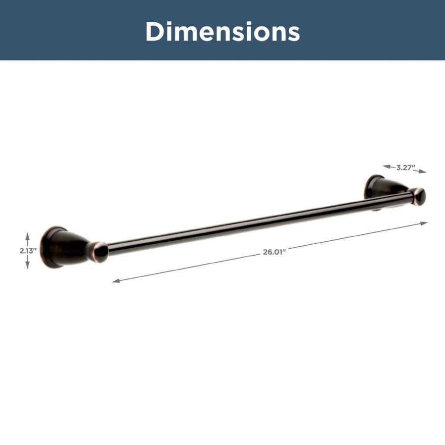 Franklin Brass Kinla Towel Bar, 24", Oil Rubbed Bronze - KIN24-OB1, detail 3