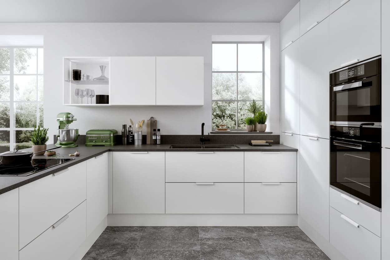 SALT Decorative Panels, PRO PET Collection, SLTPRO0036 Bianco Opaco, Super Matte Finish, lifestyle 1