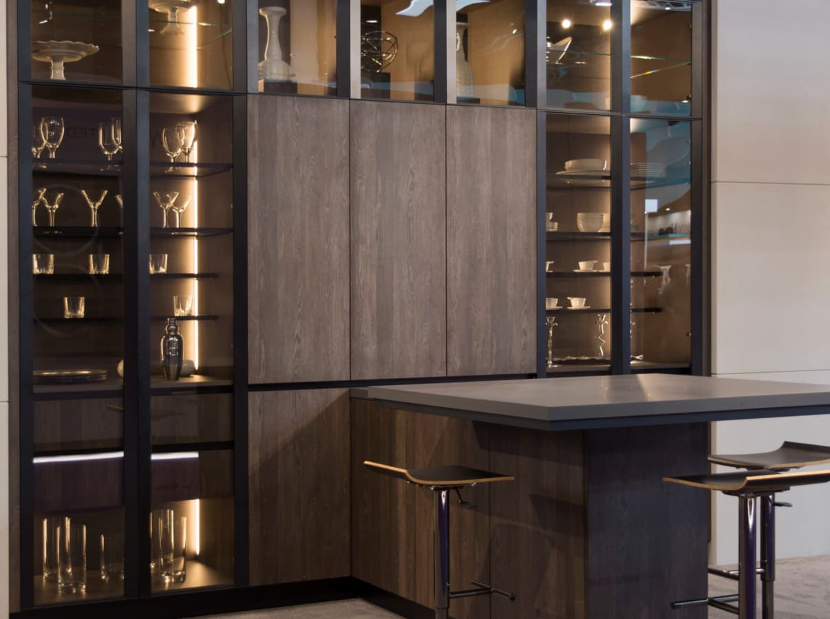 SALT High Pressure Laminate, GSP32 Fumo, Gessato Finish, lifestyle 1