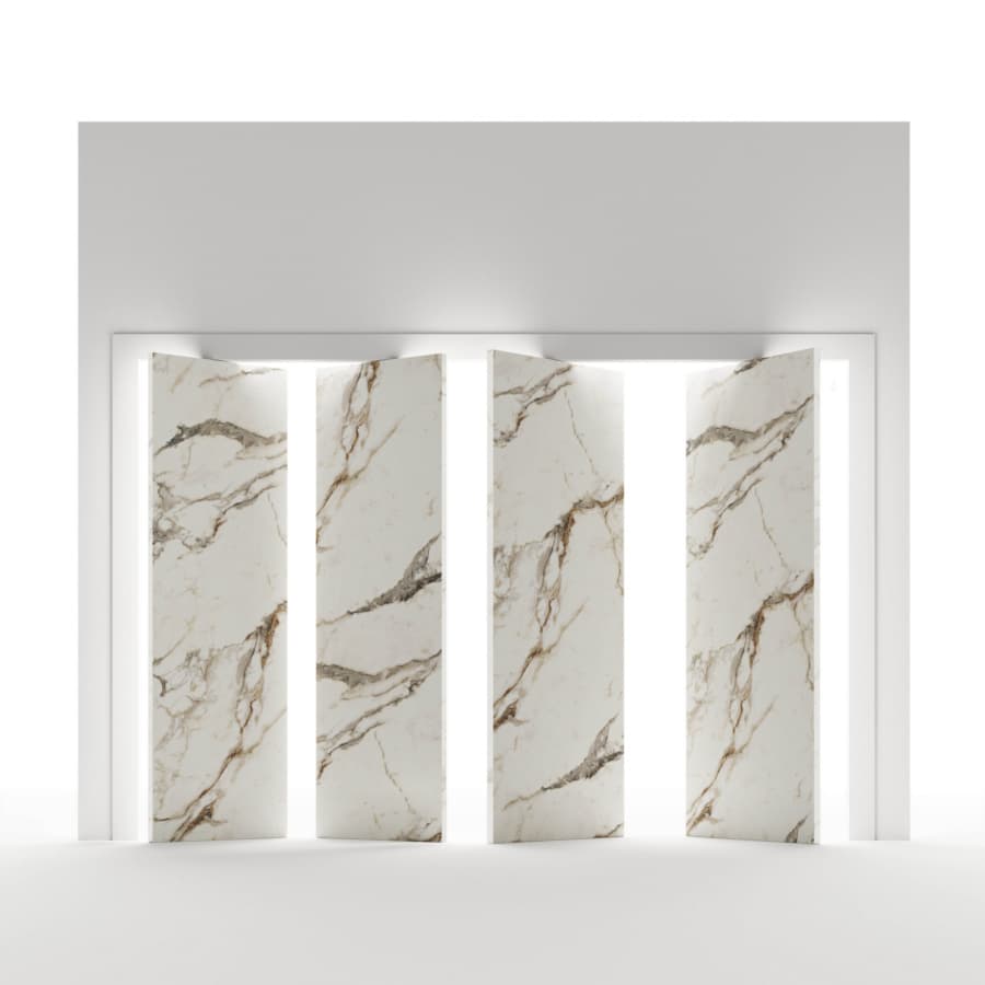 SALT High Pressure Laminate, GSA83 Calacatta, Blunt Finish, lifestyle 1