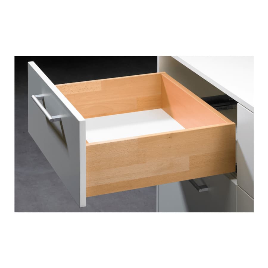 Hettich Quadro V6 250mm Soft-Close Full Extension Undermount Drawer Slides, Ball Bearing Left hand Zinc - 9049306, detail 1