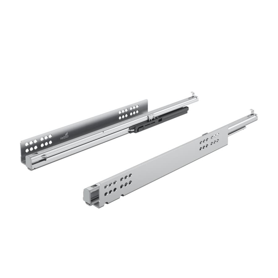 Hettich Quadro V6 250mm Soft-Close Full Extension Undermount Drawer Slides, Ball Bearing Right hand Zinc - 9049307, detail 2