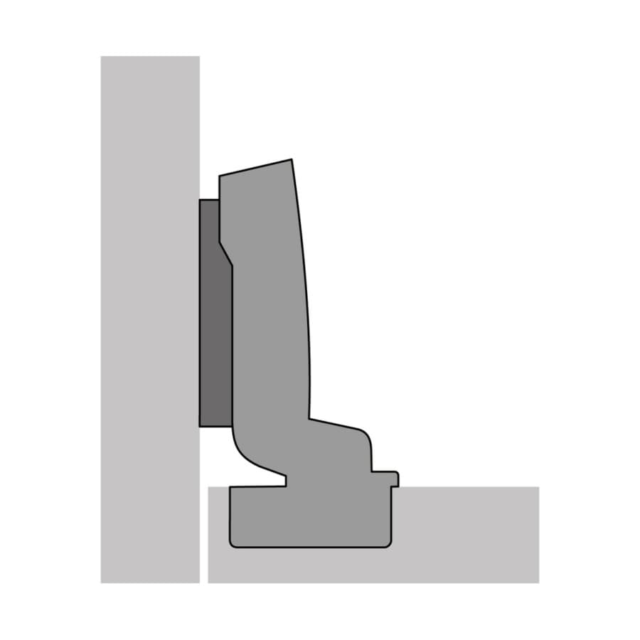 Hettich Sensys Soft-Close Silent System Inset Overlay Face-Frame;Frameless Hinges Nickel, 110° Dowel - 9073622, detail 1