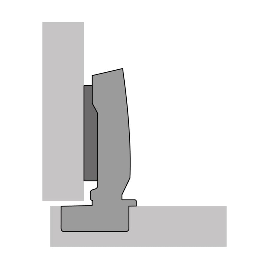 Hettich Sensys Soft-Close Silent System Full Overlay Face-Frame;Frameless Hinges Nickel, 110° Dowel - 9073689, detail 1