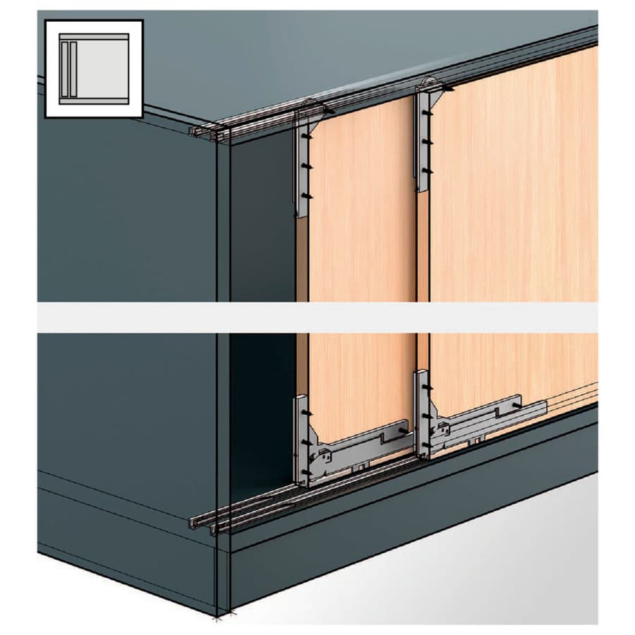 SlideLine M Set with Silent System, detail 4