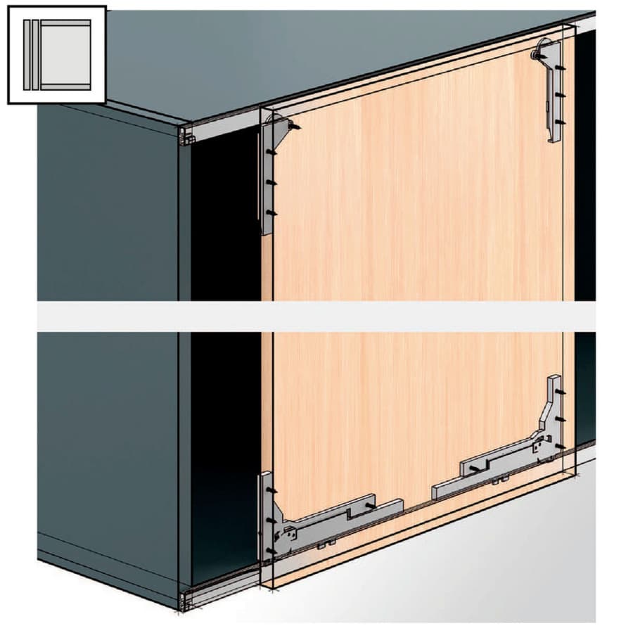 SlideLine M Profile Set, 25mm High, 2500mm, detail 1