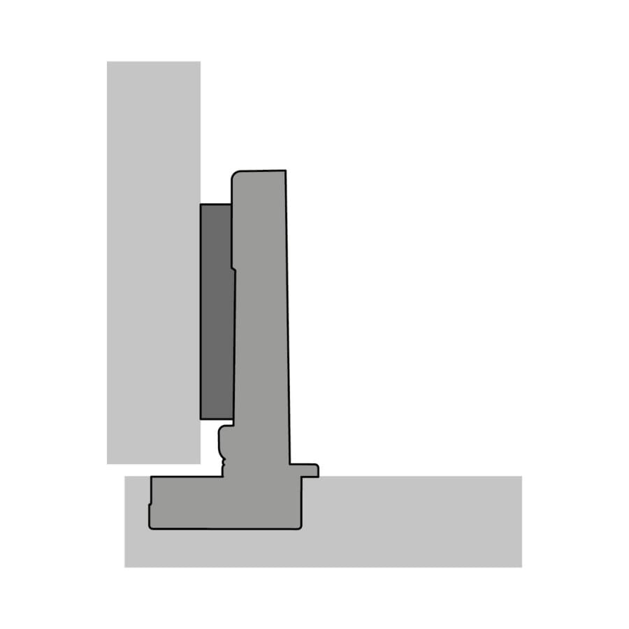 Hettich Veosys Soft-Close Silent System Full Overlay Face-Frame;Frameless Hinges Stainless Steel, 105° Screw-On - 9309494, detail 2