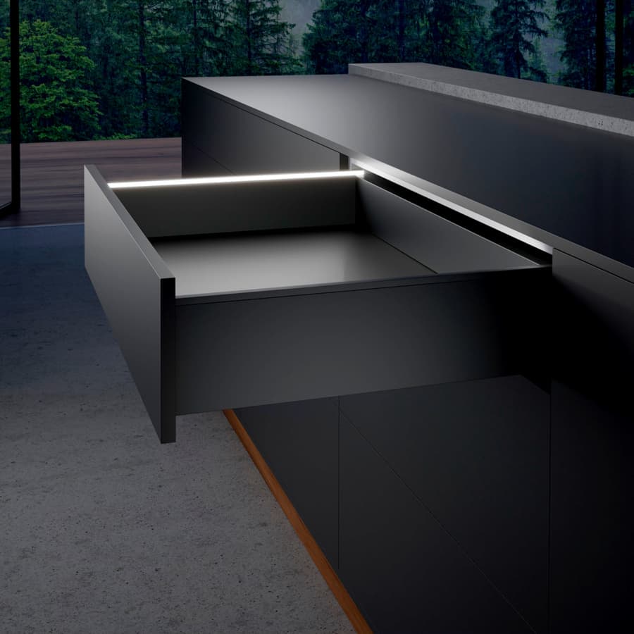 AvanTech YOU Illumination Design Profile, Anthracite, 550mm, detail 2