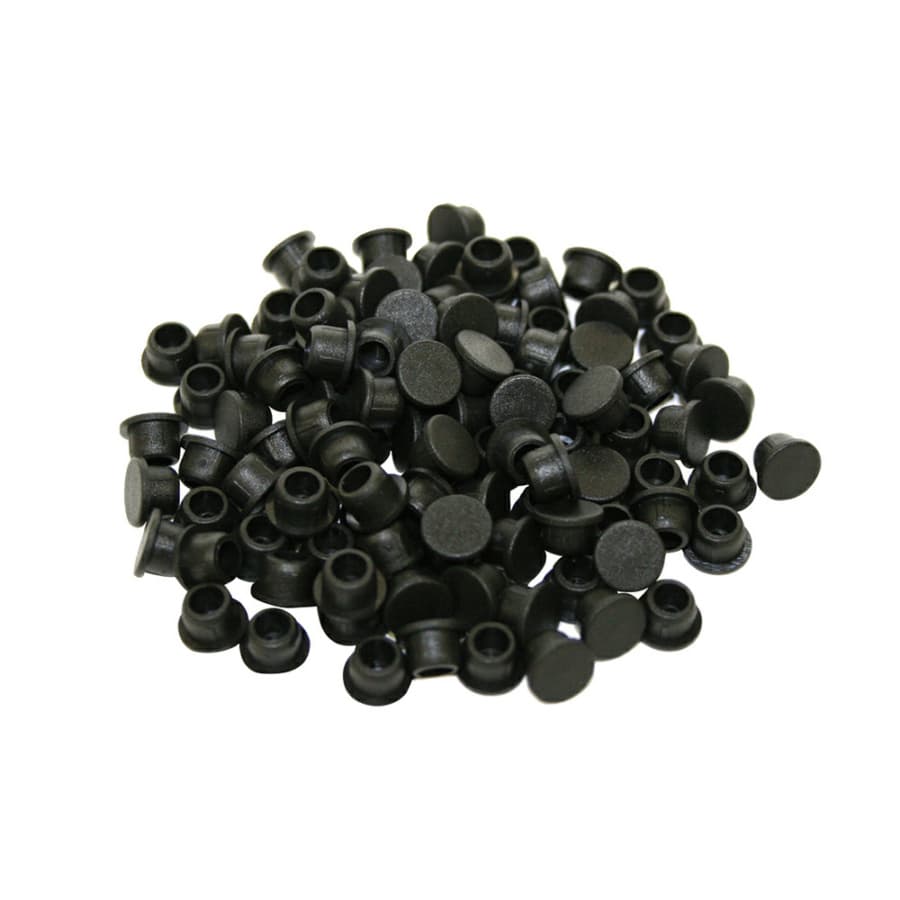Clamex 6mm 90˚ Cover Cap, Black (100/Box), detail