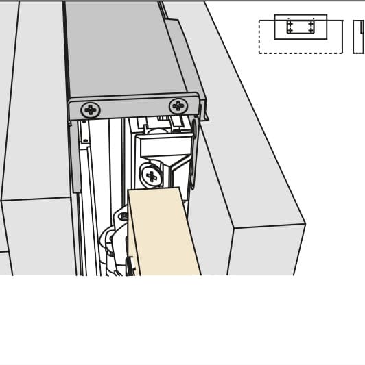 Coplanar Sliding Door System Pocket Door System, Structural Lateral Connection Kit, detail 1