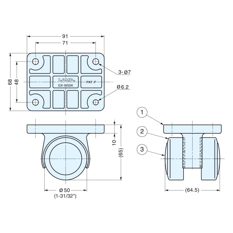 GX-W50K, detail 3