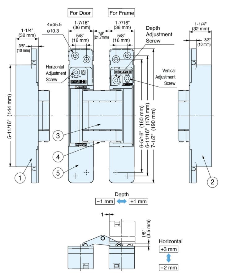HES3D-W190PN, detail 1