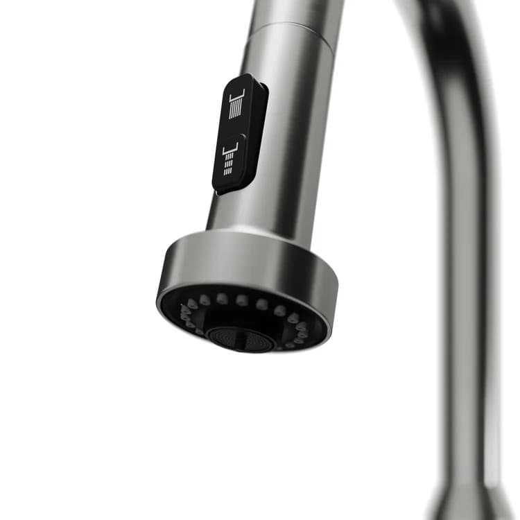 Karran Scottsdale Stainless Steel Single Handle Pull-Down Dual Function Kitchen Faucet, 1.8GPM, 360 Degree, ADA Compliant, KKF250SS, detail 8