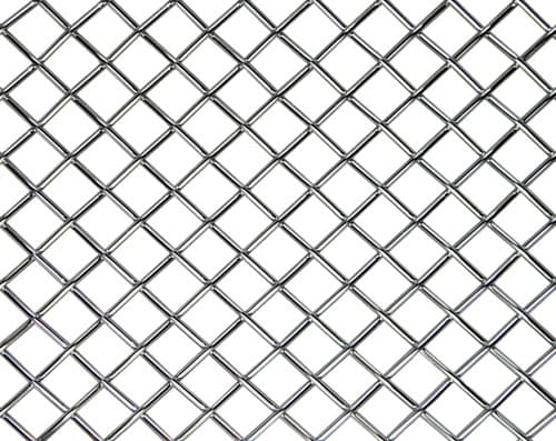 Color reference, Kent Design 114-1/4F, Flat Crimped Wire, Satin Chrome, 114 1/4F SC 24X72