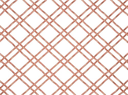 Color reference, Kent Design 114-1/4F, Flat Crimped Wire, Satin Copper, 114 1/4F SP 24X72