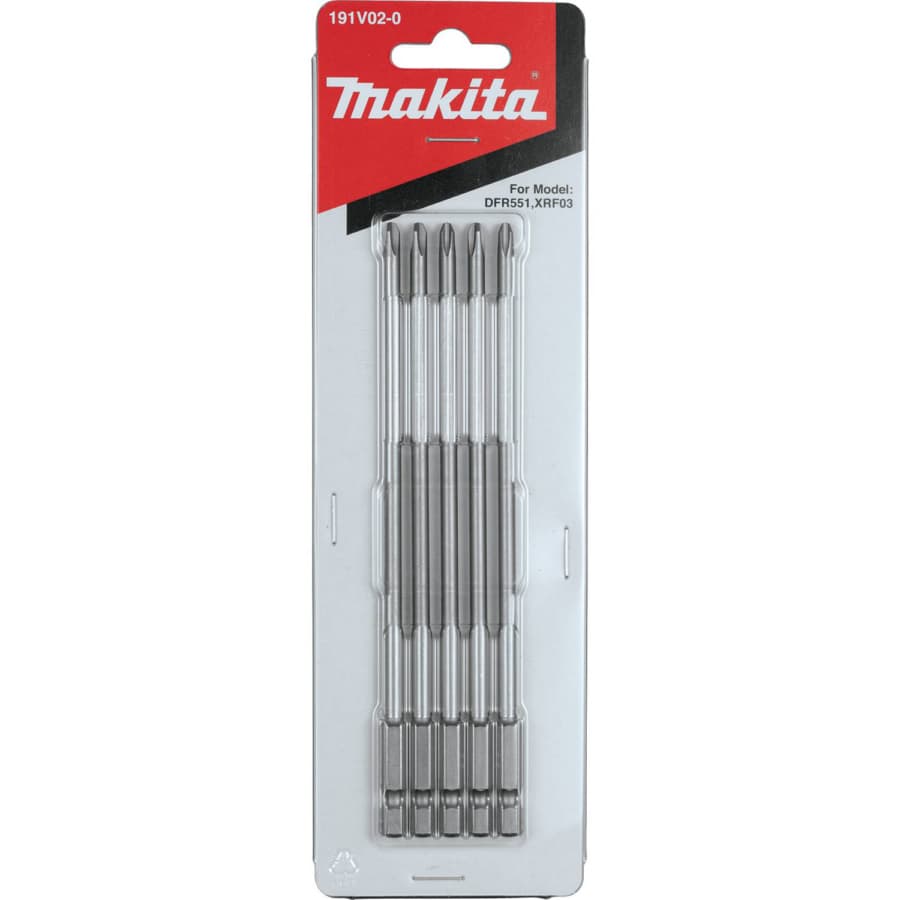 #2 x 6-1/8" Phillips Drive Power Bit (5/Pack), detail 1
