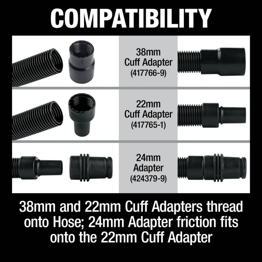 1" x 11′ Anti-Static Hose, detail 1