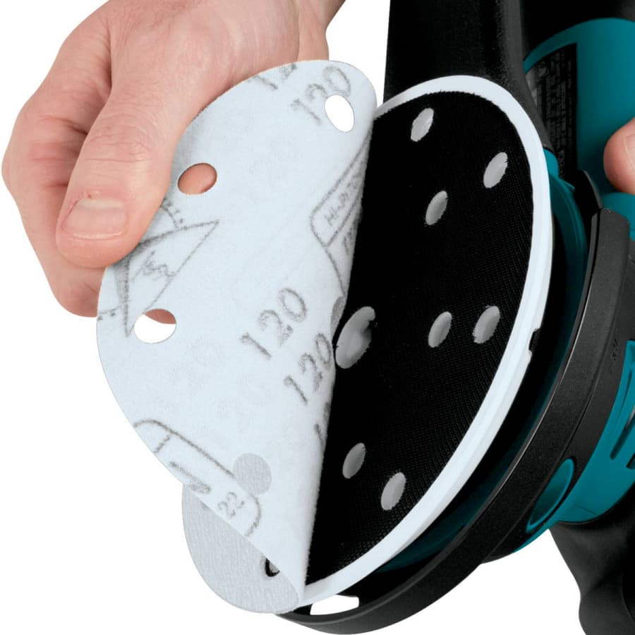 Makita Replacement Pad Soft 8-hole 6" Round Pad - Vacuum Hook and Loop, - 197314-7, detail 1