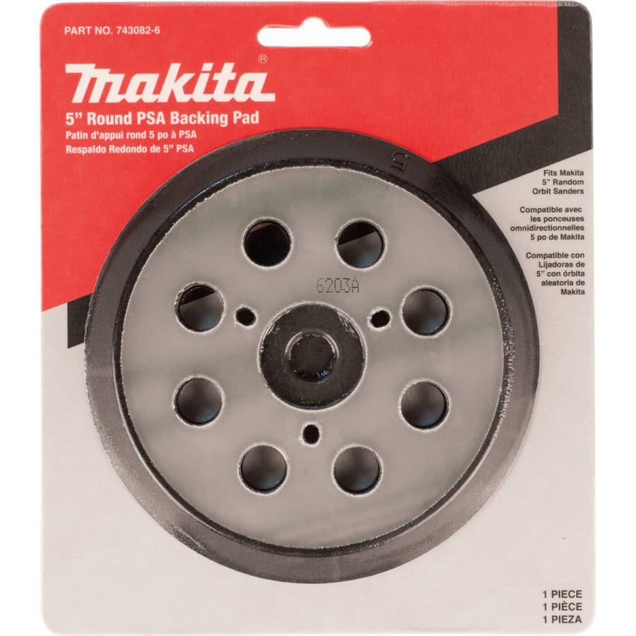 Makita Replacement Pad 8-hole 5" Pad - Vacuum PSA, - 743082-6, detail 7