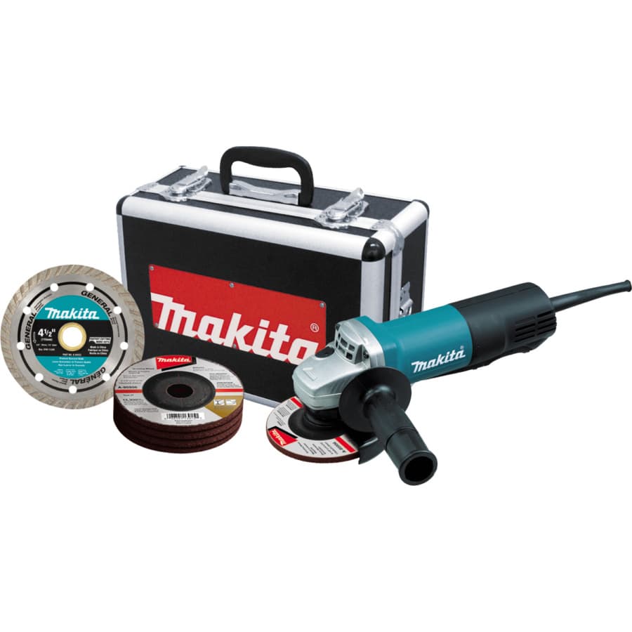 Makita 4-1/2" Angle Grinder Corded 7.5 Amp, 11000 rpm - 9557PB, detail 1