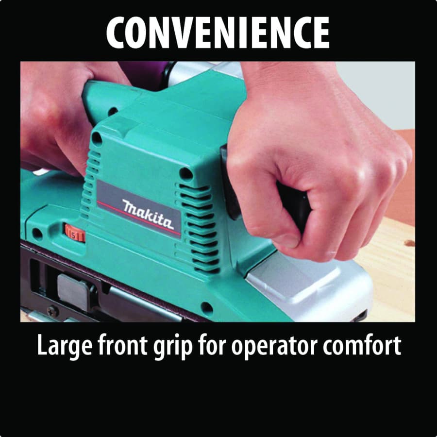 Makita Belt Sander Corded 8.8A Motor, Vacuum, - 9903, detail 2