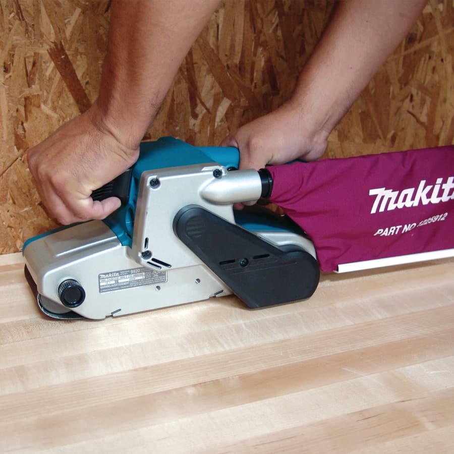 Makita Belt Sander Corded 8.8A Motor, Vacuum, - 9920, detail 7