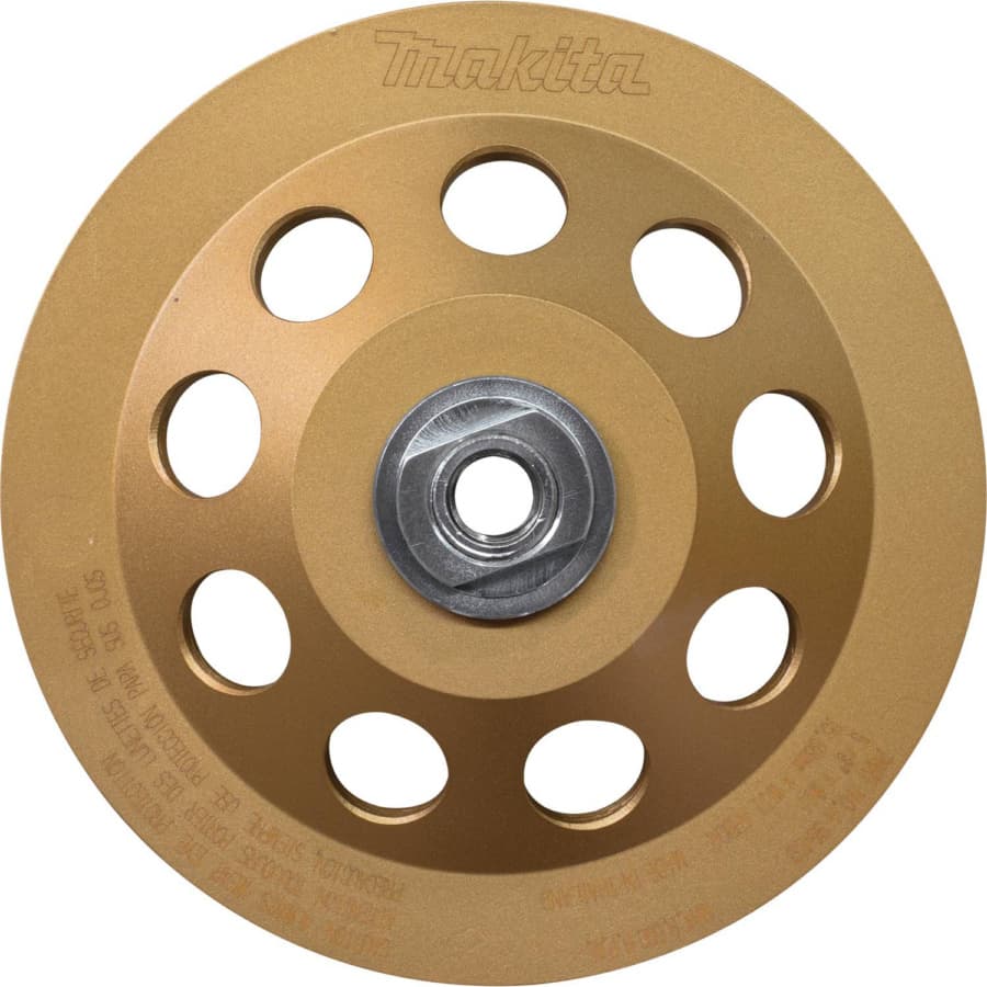 Makita 7" Low-Vibration 12 Segment Turbo Diamond Cup Wheel, detail 2
