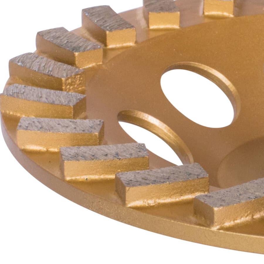 Makita 7" Low-Vibration 24 Segment Turbo Diamond Cup Wheel, detail 4