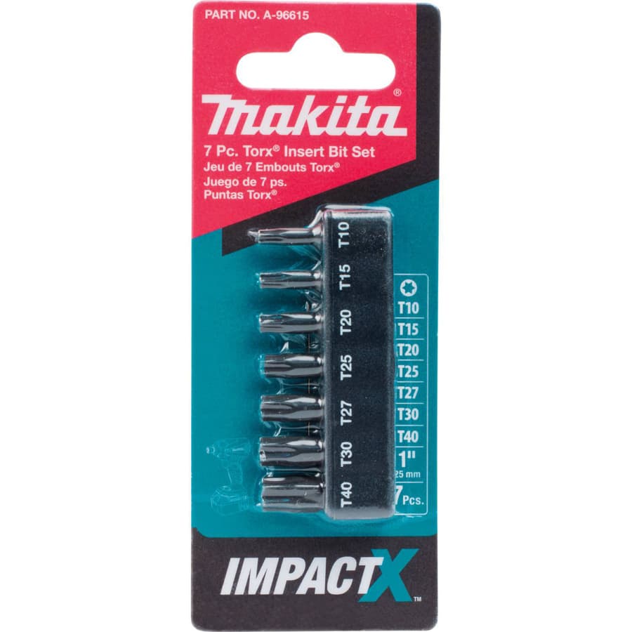 1" ImpactX 7-Piece Torx Drive Insert Bit Set, detail 1