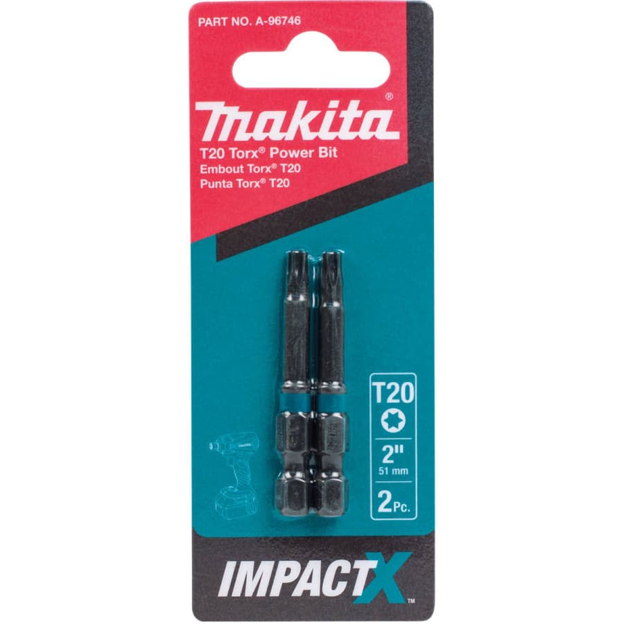 T20 x 2" ImpactX Torx Drive Power Bit (2/Pack), detail 1