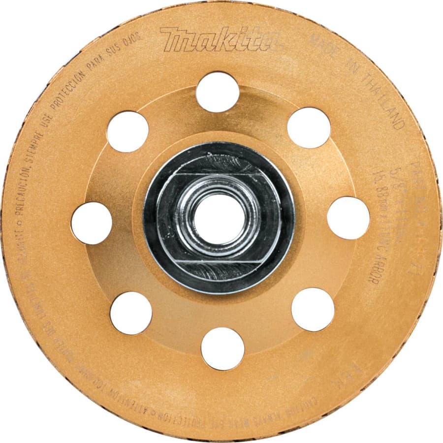 Makita 5" Low-Vibration Turbo Diamond Cup Wheel, detail 2