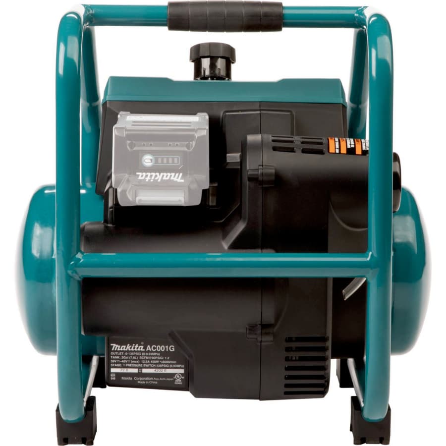 Makita Air Compressor 40V max XGT® Lithium-Ion Cordless Brushless Motor, 135 psi (Bare Tool) - AC001GZ, detail 9