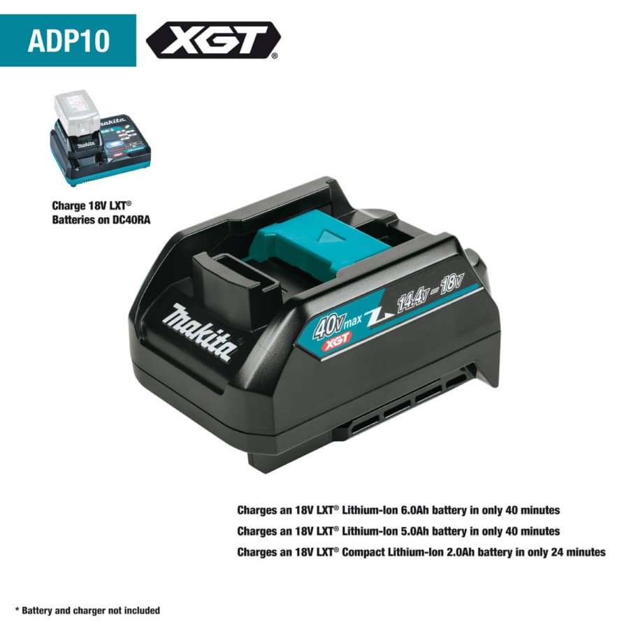 Makita 18V LXT Adapter for XGT Chargers - ADP10, detail 1
