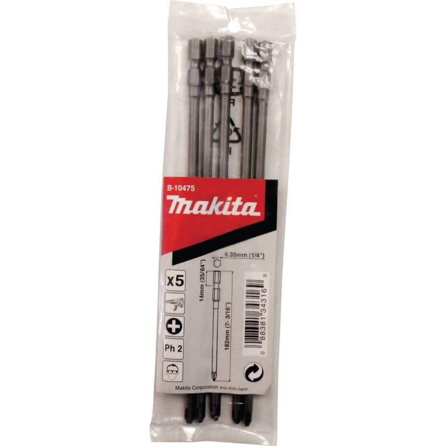 #2 x 7-3/16" Phillips Drive Power Bit (5/Pack), detail 1