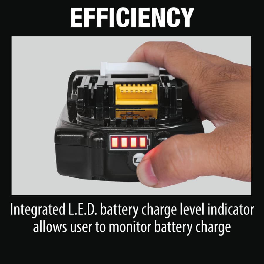 Makita 18V LXT Compact Lithium-Ion 2.0 Ah Battery - BL1820B, detail 2