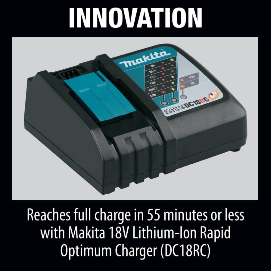 Makita 18V LXT Lithium-Ion 6.0 Ah Battery - BL1860B, detail 7