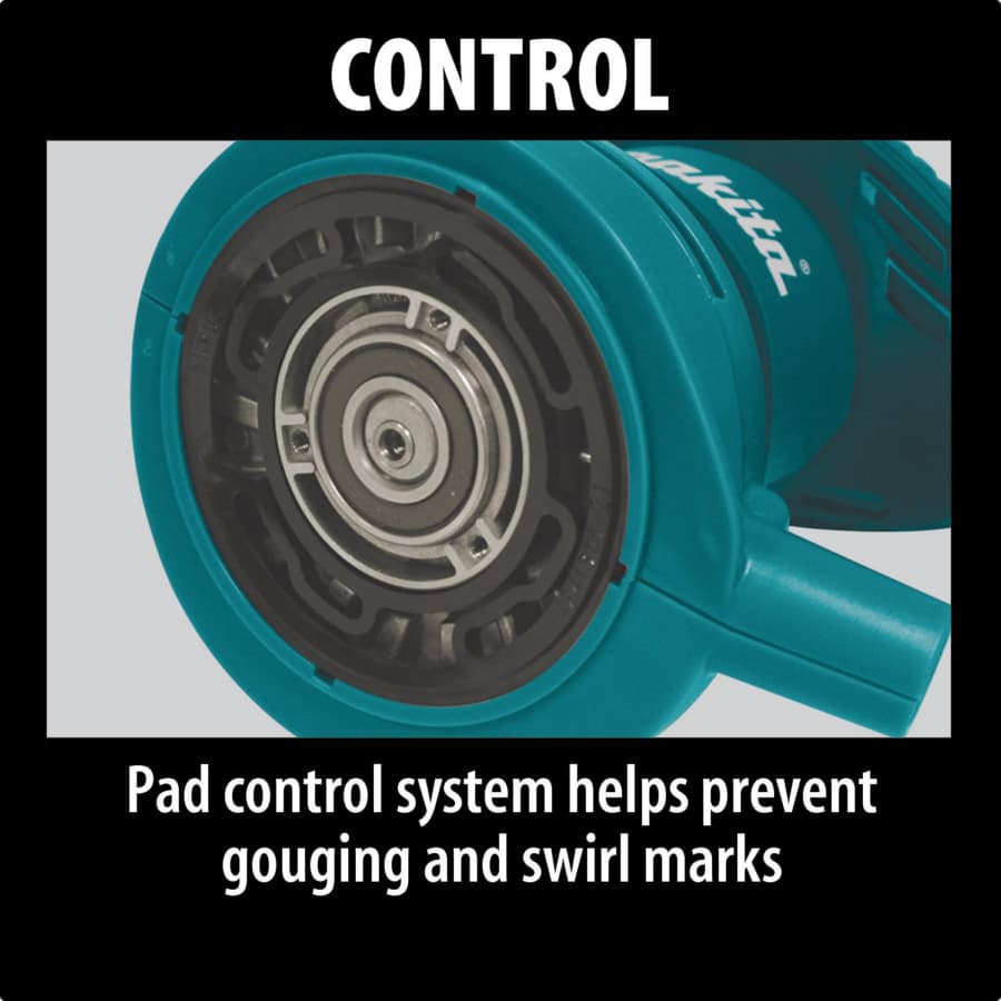 Makita Orbital Sander Corded 3A Motor with 5" Round Hook and Loop Pad, Vacuum, - BO5030K, detail 4