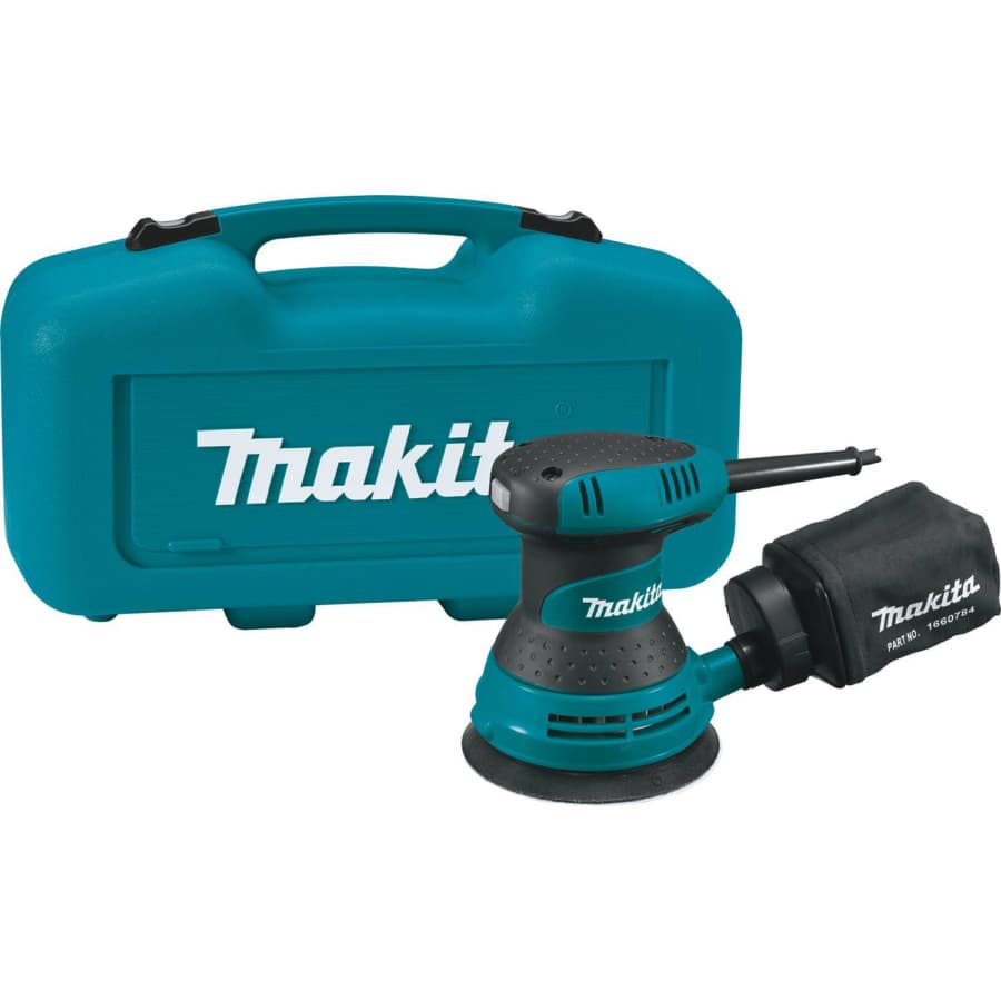 Makita Orbital Sander Corded 3A Motor with 5" Round Hook and Loop Pad, Vacuum, - BO5030K, detail 11