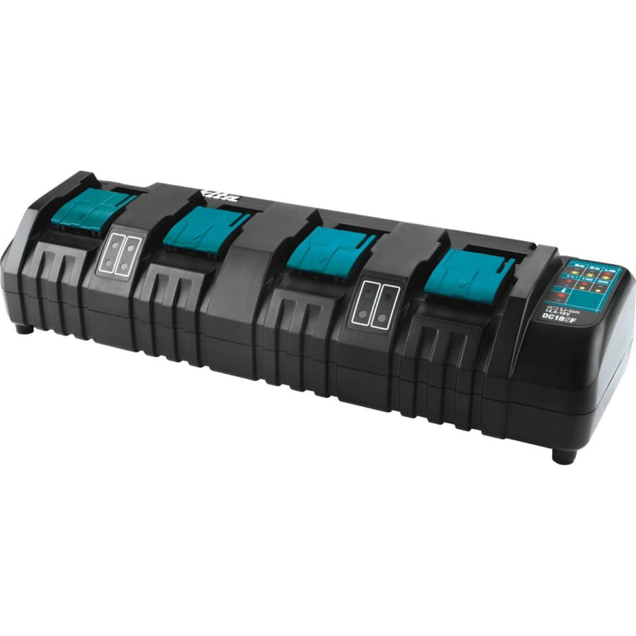 Makita 18V LXT Lithium-Ion 4-Port Charger - DC18SF, detail 2