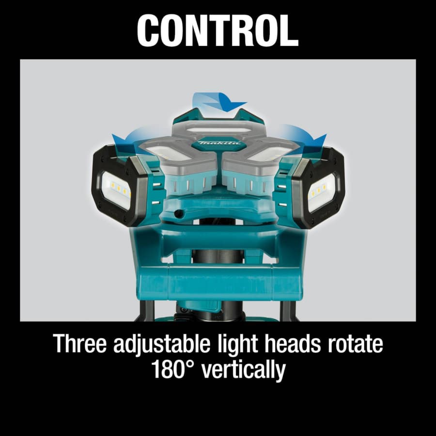 Makita, Cordless LED Multi Directional Work Light, 18V, Bare Tool, DML814, detail 1