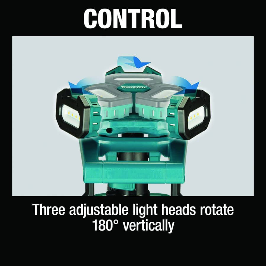 Makita, Cordless LED Multi Directional Work Light, 18V, Bare Tool, DML814, detail 4