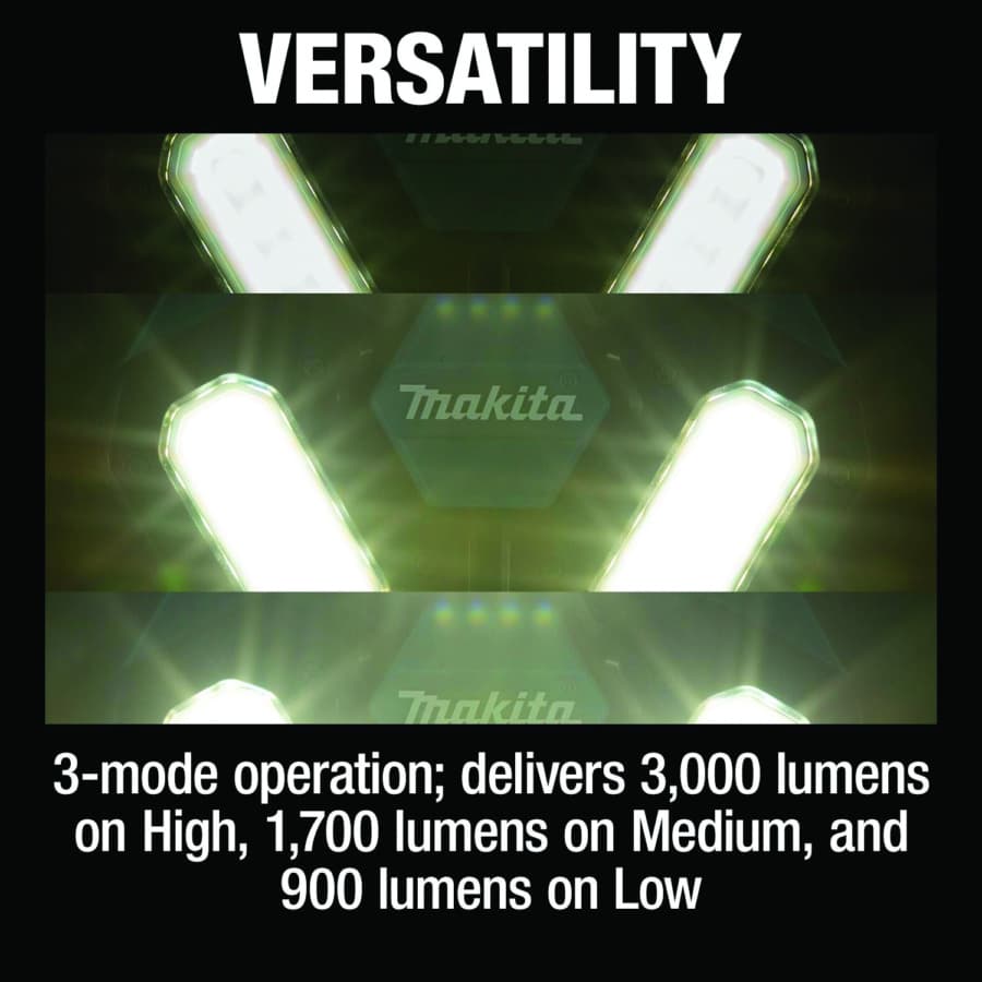 Makita, Cordless LED Multi Directional Work Light, 18V, Bare Tool, DML814, detail 7